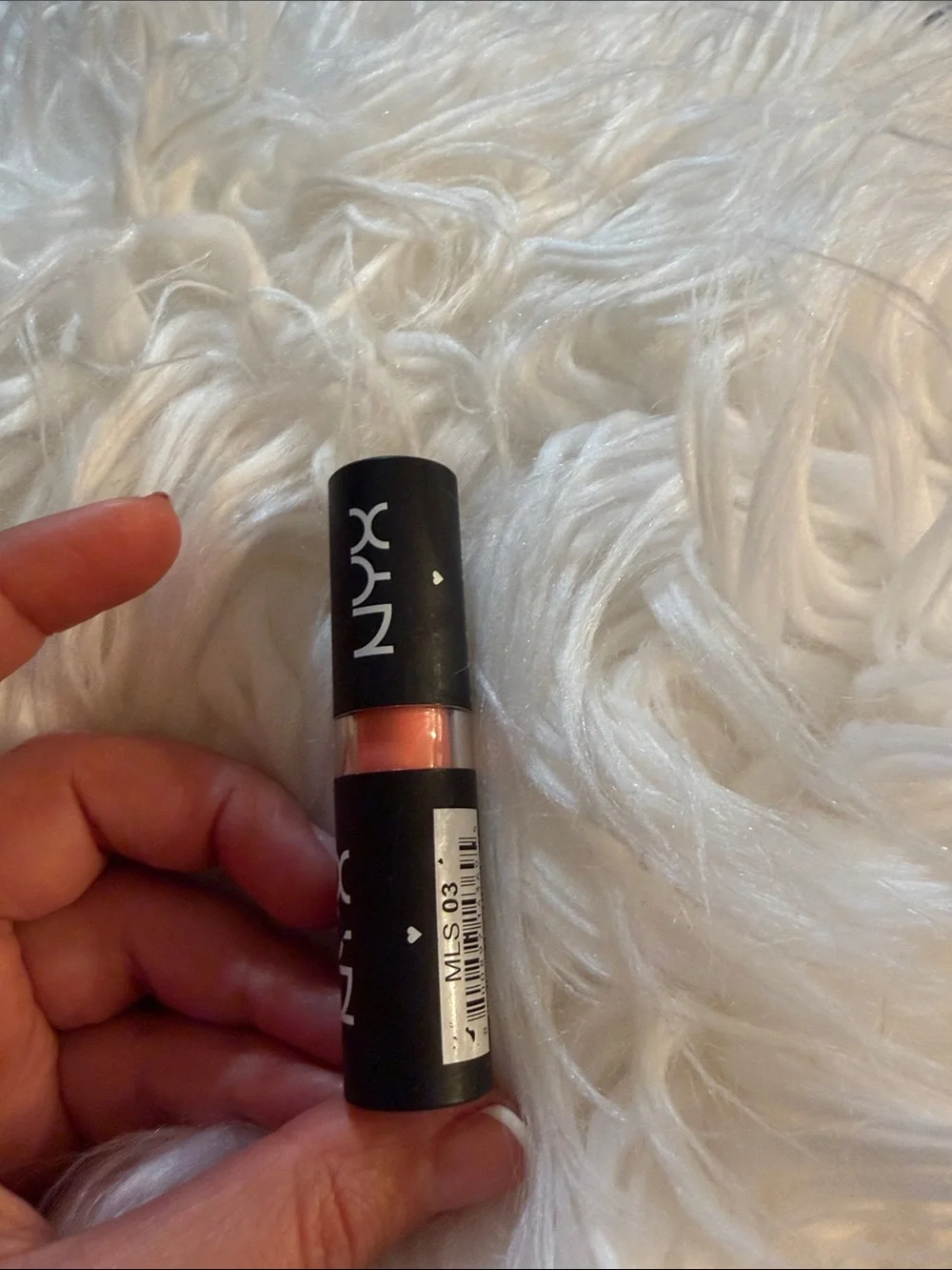 NYX Creamy Lipstick — Peach Coral